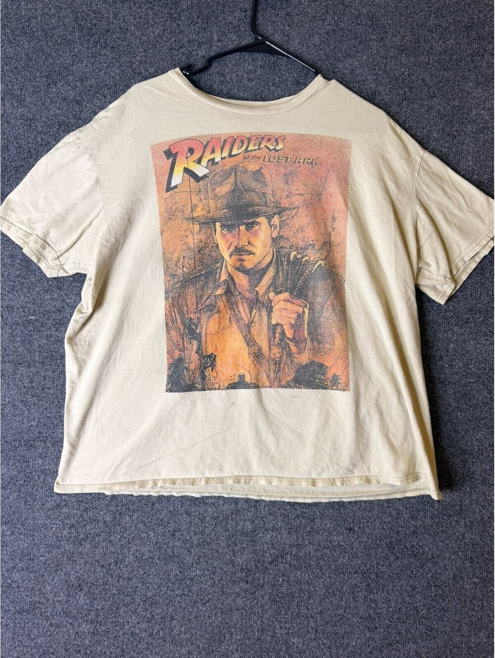 Indiana Jones Raiders Of The Lost Ark T Shirt Size XXL Mens Graphic Tee Movie